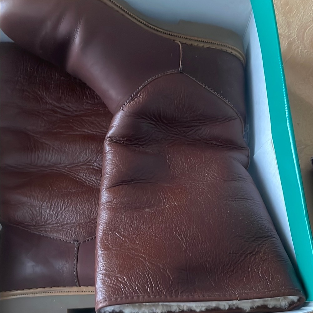 Brown Leather Boots
